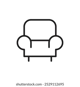 Ícone do Sofa Vetor definir estrutura de tópicos