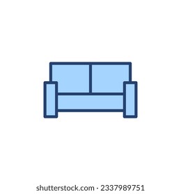 Sofa icon vector. sofa sign and symbol. furniture icon