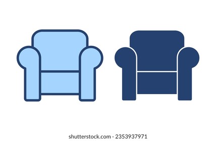 Sofa icon vector. sofa sign and symbol. furniture icon