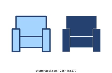 Sofa icon vector. sofa sign and symbol. furniture icon
