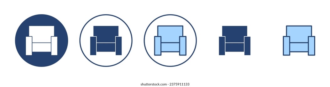 Sofa icon vector. sofa sign and symbol. furniture icon
