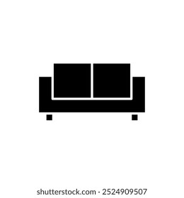 Sofa icon vector. sofa sign and symbol. furniture icon