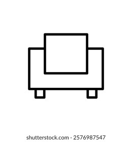 Sofa icon vector. sofa sign and symbol. furniture icon
