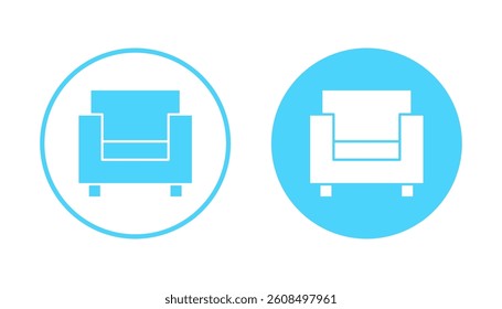 Sofa icon vector. sofa sign and symbol. furniture icon