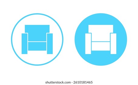 Sofa icon vector. sofa sign and symbol. furniture icon