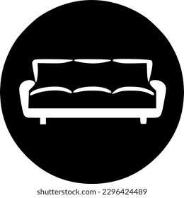 sofa icon vector symbol design illustration