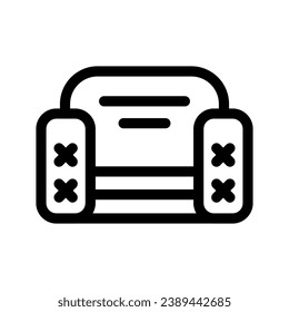 Sofa Icon Vector Symbol Design Illustration