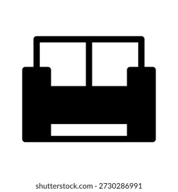 Sofa Icon Vector Symbol Design Illustration