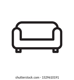 sofa icon vector symbol template