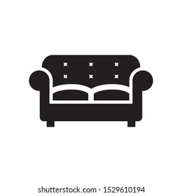 sofa icon vector symbol template