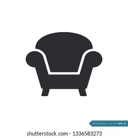 Sofa Icon Vector Template