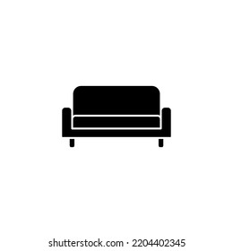 Sofa icon vector for web and mobile app. sofa sign and symbol. furniture icon