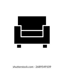 Sofa icon vector for web and mobile app. sofa sign and symbol. furniture icon