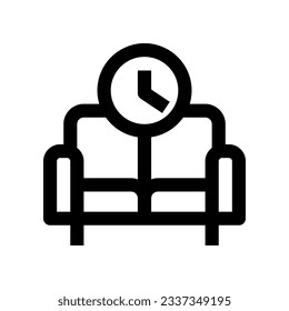 sofa icon for your website, mobile, presentation, and logo design.
