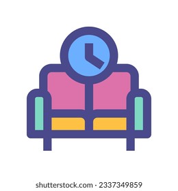 sofa icon for your website, mobile, presentation, and logo design.