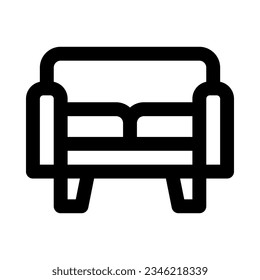 Sofa-Symbol für Ihre Website, Ihr Handy, Ihre Präsentation und Ihr Logo-Design.