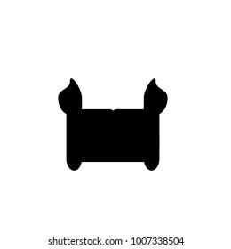 sofa icon.black design color