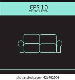 sofa icon.furniture logo