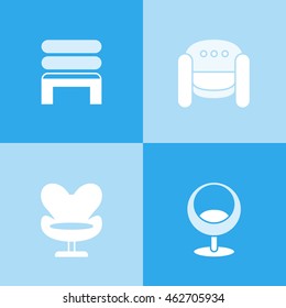 sofa icons, chair icons