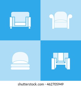 sofa icons, chair icons