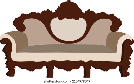 sofá aislado de fondo blanco