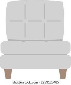 The sofa isolated on white background
