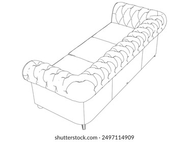 Sofa line Icons. Furniture design. Collection of sofa illustration. Modern furniture set isolated on white background.