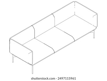 Sofa line Icons. Furniture design. Collection of sofa illustration. Modern furniture set isolated on white background.