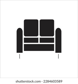 sofa line new vector icon