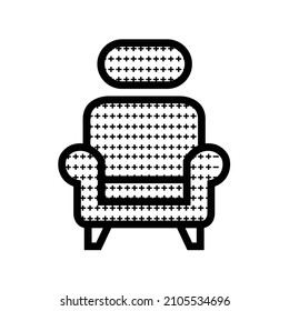Sofa, linear style sign for mobile concept and web design. Symbol, logo illustration. Pixel perfect vector graphics