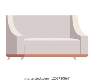 sofa livingroom isolated icon