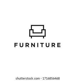 Sofa Logo Icon Vector Designs