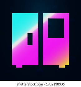 Sofa nolan icon. Simple thin line, outline vector of furniture icons for ui and ux, website or mobile application