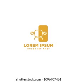 sofa seat interiors logo template