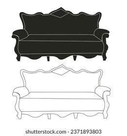 Diseño de conjunto de sofás para el negocio