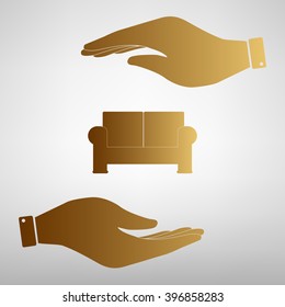 Sofa sign Golden Effect.