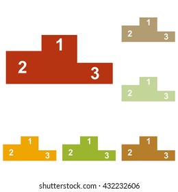 Sofa sign illustration