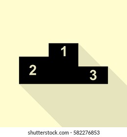 Sofa sign illustration. Flat style icon. Flat style black icon on white.