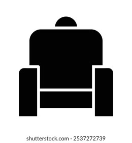 sofa sign and symbol. chair icon