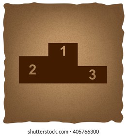 Sofa sign. Vintage effect