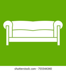 Sofa in simple style isolated on white background vector illustration