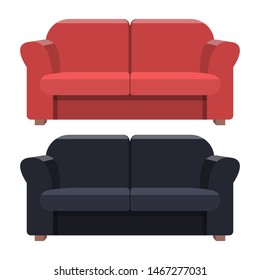 Sofa vector design illustration isolated on white background