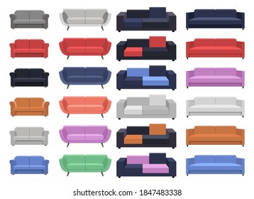 Sofa vector design illustration isolated on white background