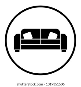 sofa vector icon