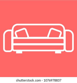 sofa vector icon