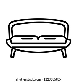 Sofa vector icon