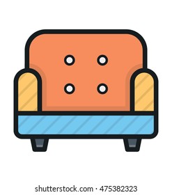 Sofa Vector Icon