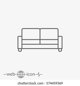 Sofa Vector Icon