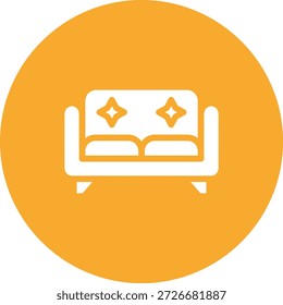 Ilustração de design de ícone de vetor do sofá