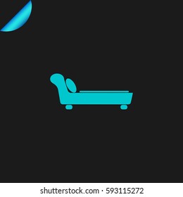 sofa vector icon illustration isolated vector sign symbol